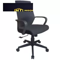 Ghế lưới chuyên viên khung nhựa, đệm tựa ghế bọc vải lưới GL112